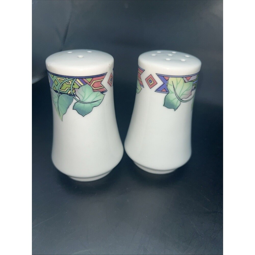 RARE Set OF Highway Pasadena Salt & Pepper Shakers Round / HTF